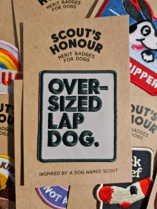 Scouts Honour Merit Badge - Over-Sized Lap Dog