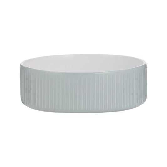 Linear Grey Pet Bowl - Medium 15cm