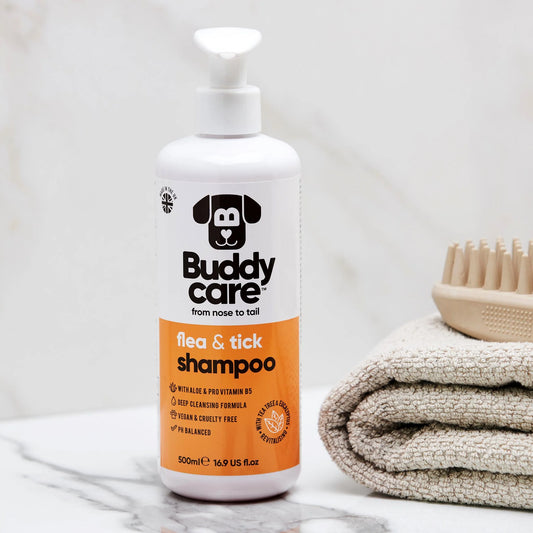 Buddycare Dog Flea & Tick Shampoo 500ml