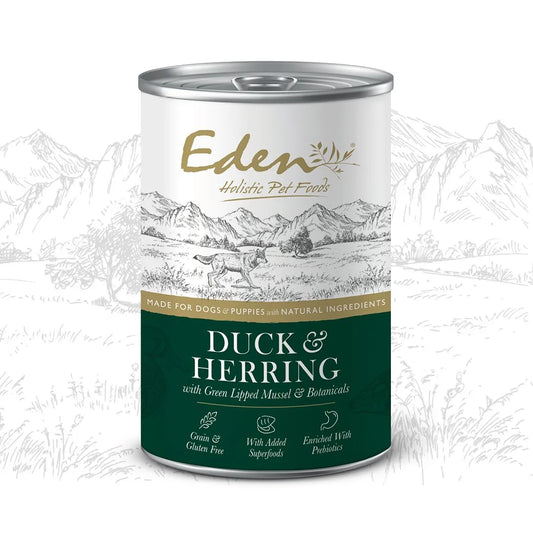 Eden Gourmet Wet Dog Food Duck & Herring 400g