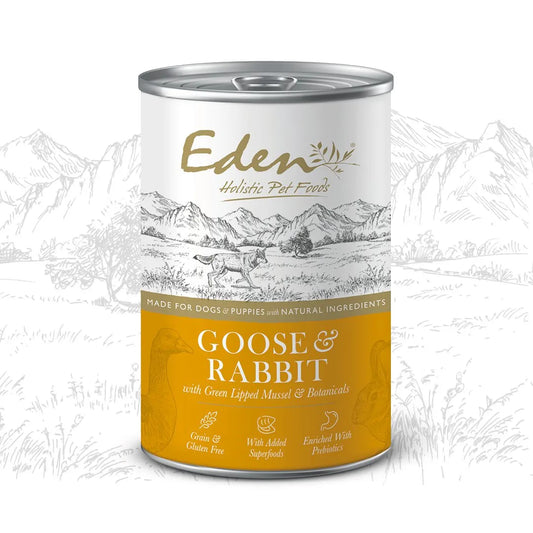 Eden Gourmet Wet Dog Food Goose & Rabbit 400g