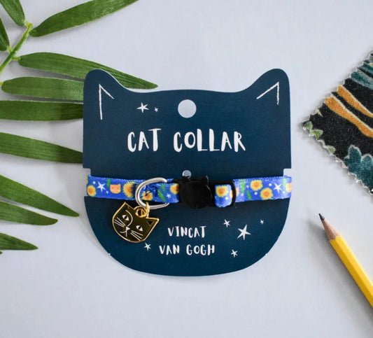 Vincat Van Gogh Cat Collar