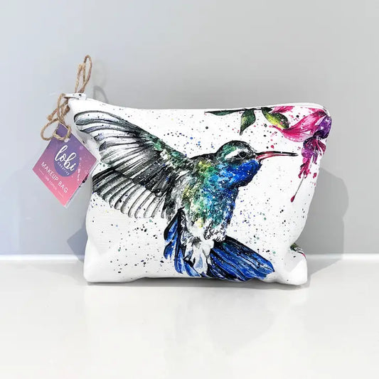 Lobi Hummingbird Makeup Bag