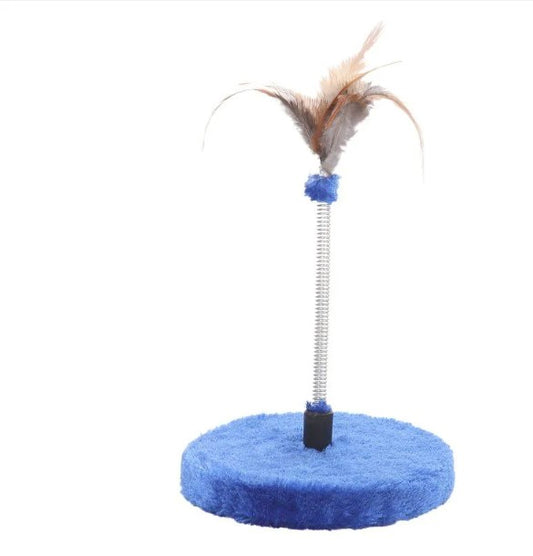 22 cm Feather Spring Toy - Cat Circus