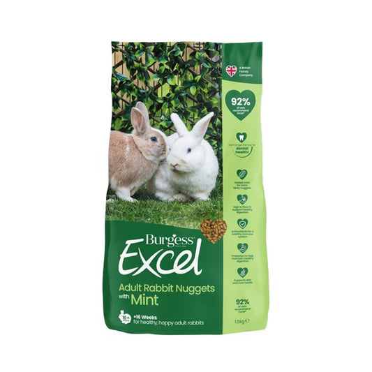 Burgess Excel Adult Rabbit Mint 1.5kg