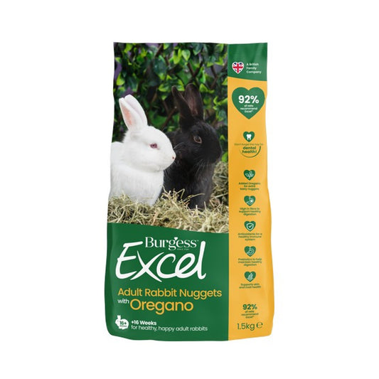 Burgess Excel Adult Rabbit Oregano 1.5kg